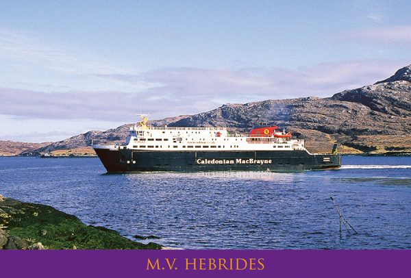 Small Postcard MV Hebrides pack of 50