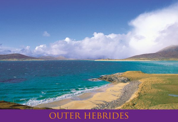 Medium Postcard Outer Hebrides pack of 50