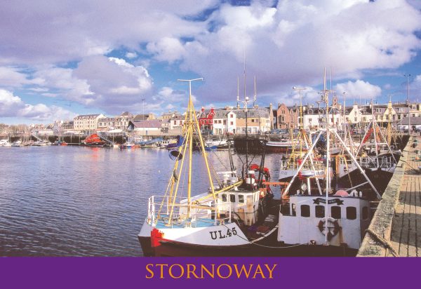 Medium Postcard Stornoway Isle of Lewis pack of 50