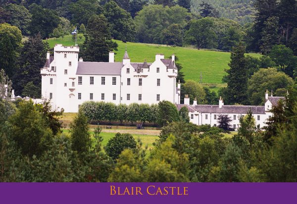 Medium Postcard Blair Castle pack of 50