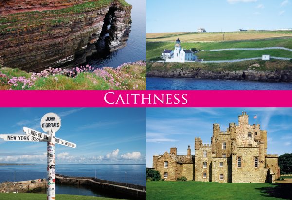 Medium Postcard Caithness pack of 50