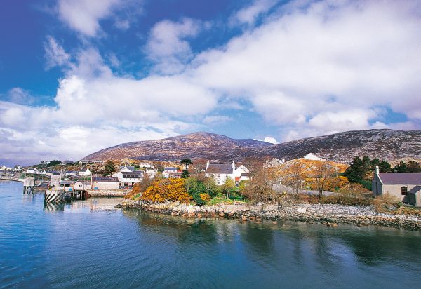 Small Postcard Tarbert Isle of Harris pack of 50
