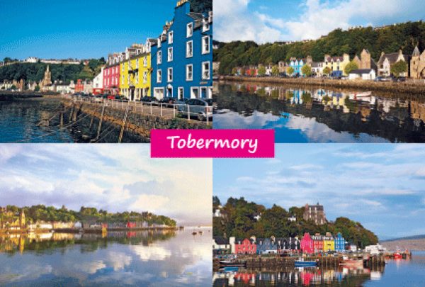 Small Postcard Tobermory pack of 50
