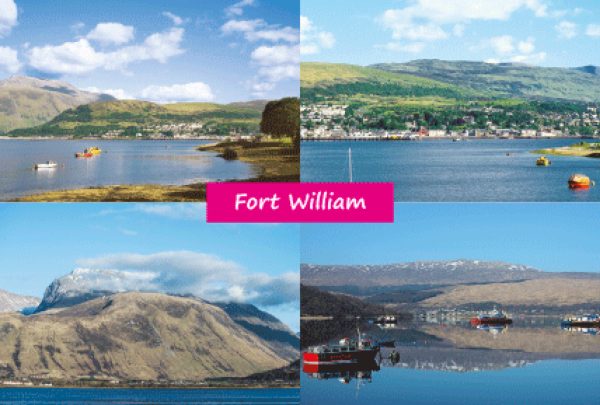 Small Postcard Fort William pack of 50