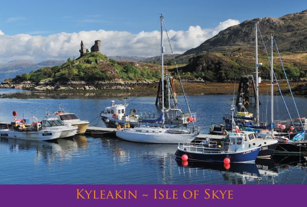 Small Postcard Kyleakin Isle of Skye pack of 50
