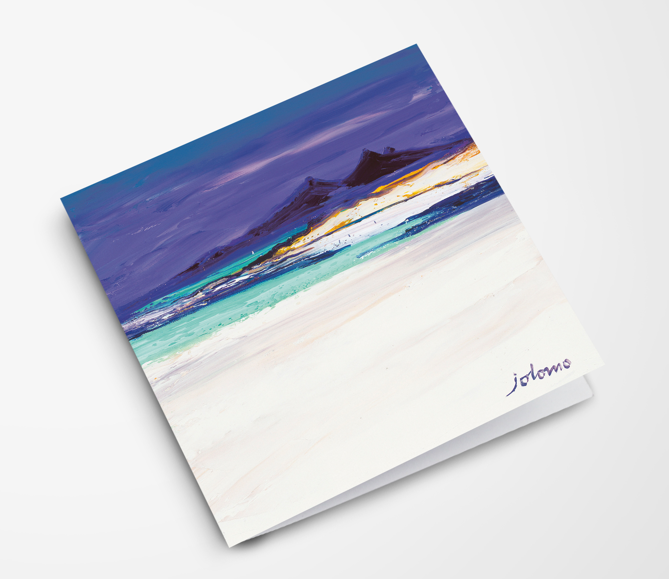 JOLOMO Greeting Card Storm Brewing over Rum