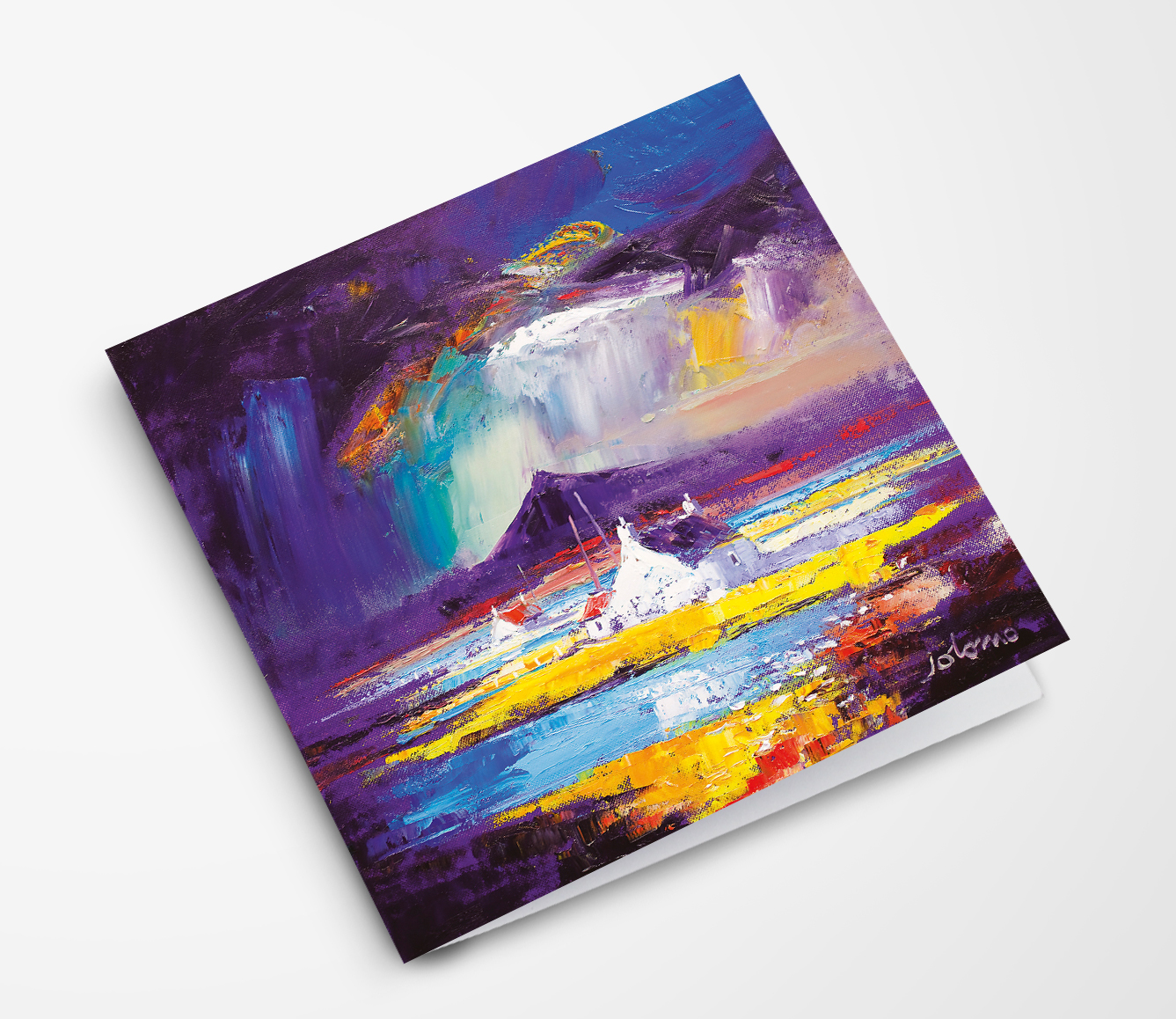 JOLOMO Greeting Card Morning Stormlight Eaval North Uist - Image 2
