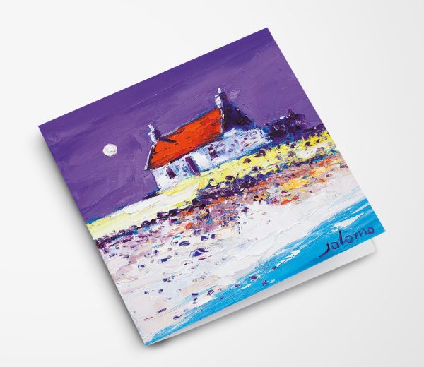 JOLOMO Greeting Card Cleared Croft by the Shore Skye