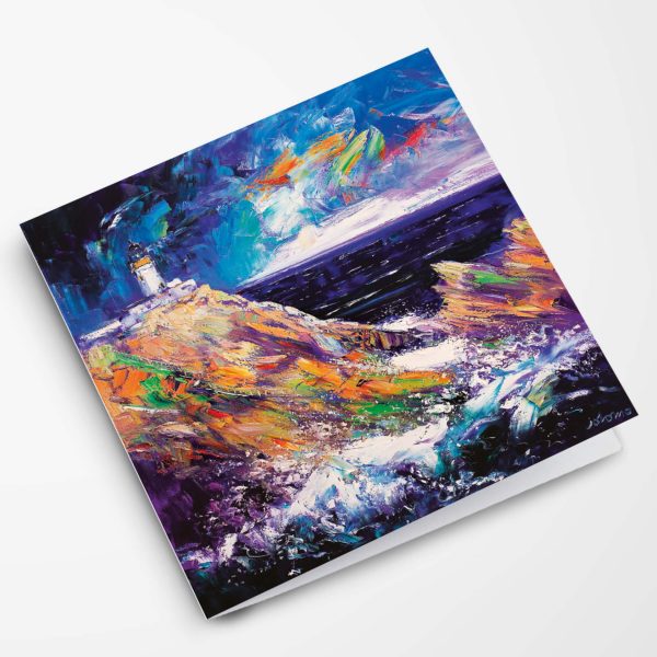 JOLOMO Greeting Card Storm brewing Muckle Flugga Shetland