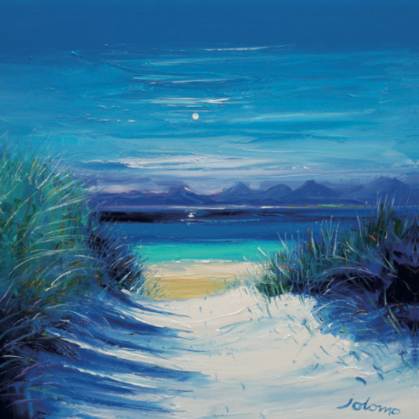 JOLOMO Fridge Magnet Beach path Luskenytre Isle of Harris pack of 5