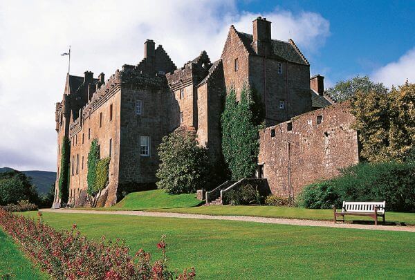 Small Postcard Brodick Castle Isle of Arran pack of 50