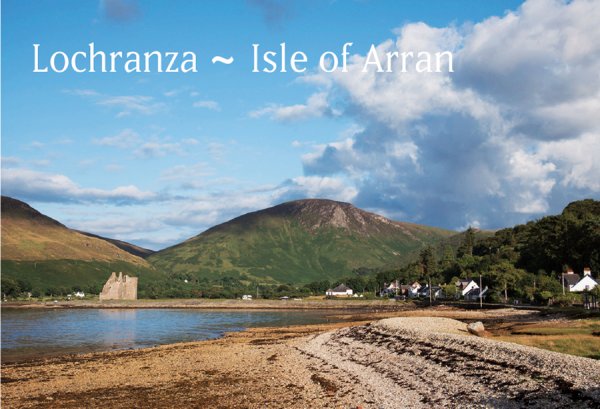 Photographic Magnet Lochranza Isle of Arran pack of 5