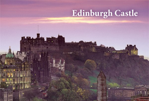 Photographic Magnet Edinburgh Castle pack of 5