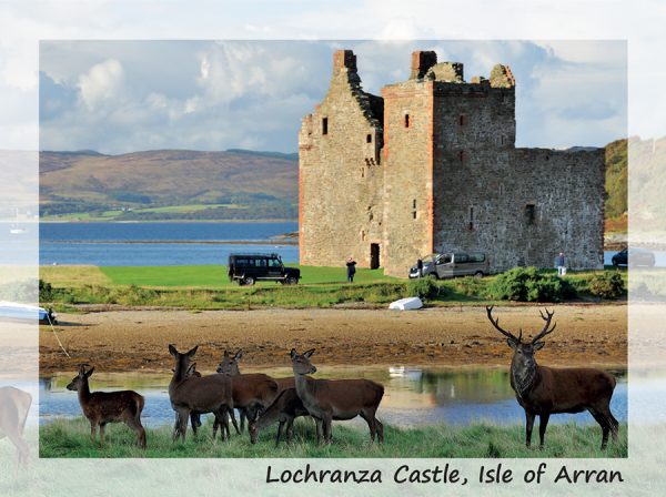 SN Greeting Card Lochranza Castle Isle of Arran