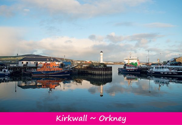 Medium Postcard Kirkwall Orkney pack of 50