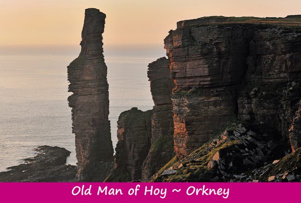 Small Postcard Old Man of Hoy Orkney pack of 50