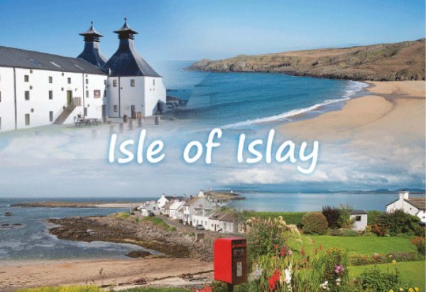 Medium Postcard Isle of Islay pack of 50