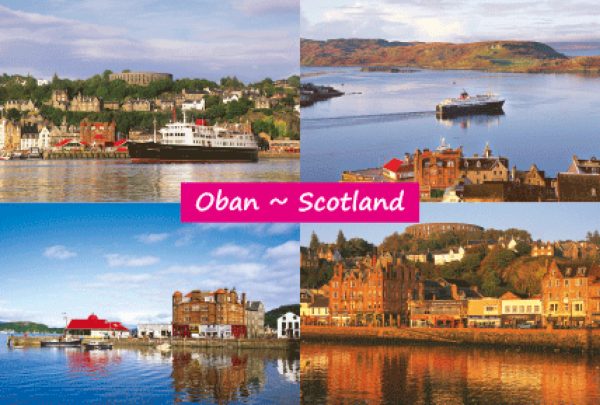 Small Postcard Oban pack of 50