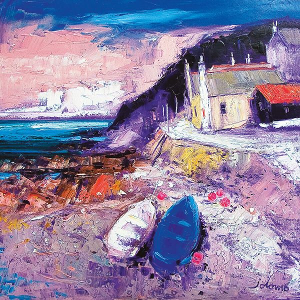 JOLOMO Greeting Card Early Morning Light Crovie Buchan