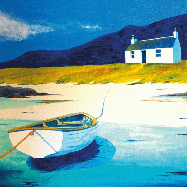 Anthony Barber Fridge Magnet Incomng Tide Isle of Harris pack of 5