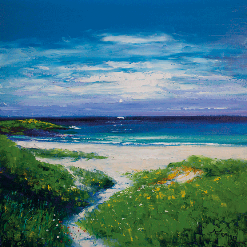 JOLOMO Fridge Magnet Beach Path Baleloch North Uist pack of 5