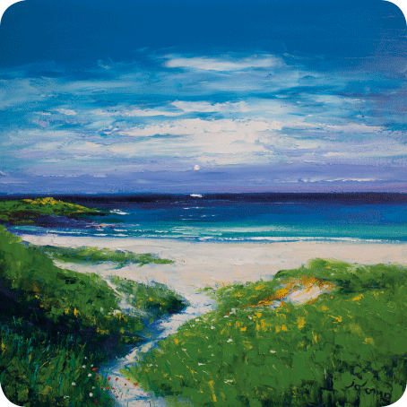 JOLOMO Pot Stand Beach Path Baleloch North Uist