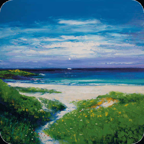 JOLOMO Single Tablemat Beach Path Baleloch North Uist
