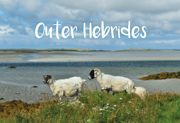 Photographic Magnet Baleshare North Uist Outer Hebrides pack of 5