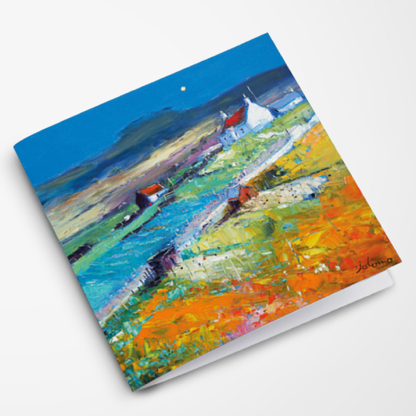 JOLOMO Greeting Card A Hebridean Croftscape
