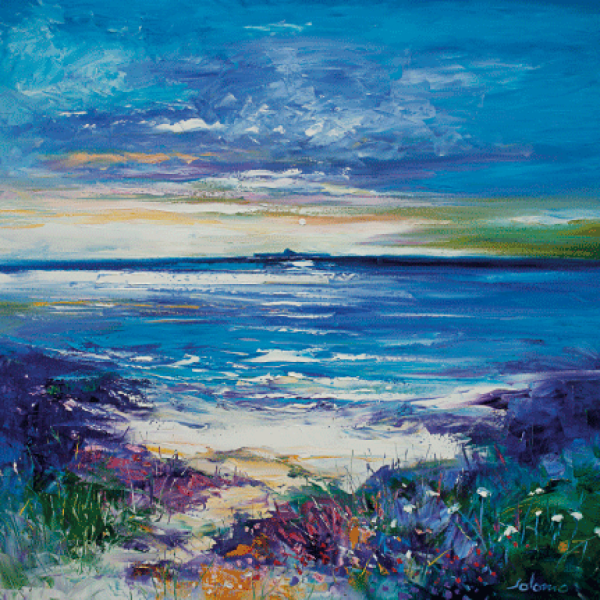 JOLOMO Postcard Moon over the Dutchman's Cap from Iona pack of 25