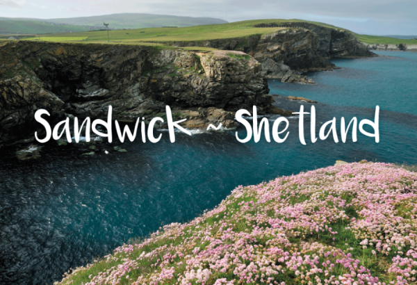 Photographic Magnet Sandwick Shetland pack of 5