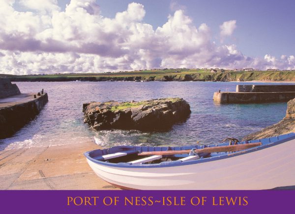 Small Postcard Port of Ness Isle of Lewis pack of 50