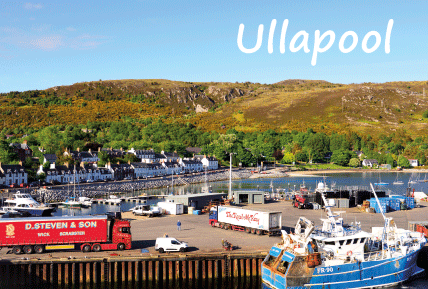 Small Postcard Ullapool pack of 50