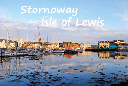 Small Postcard Stornoway Isle of Lewis pack of 50