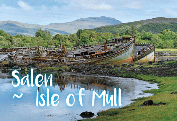 Photographic Magnet Salen Isle of Mull pack of 5