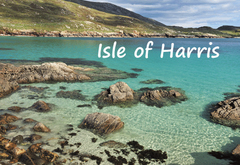 Medium Postcard Isle of Harris Sold in packs of 50