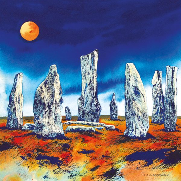 Anthony Barber Fridge Magnet Callanish Moon pack of 5